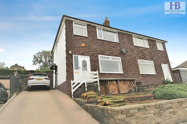 Thumbnail Semi-detached house for sale in Hill View Gardens, Northowram, Halifax