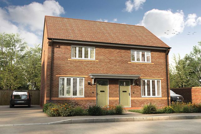 Thumbnail Semi-detached house for sale in "The Drake" at Roman Road, Bobblestock, Hereford