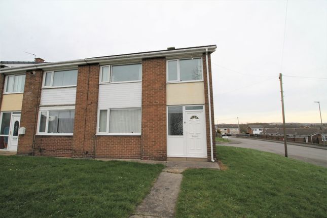 Thumbnail End terrace house to rent in Lambourne Close, Bournmoor, Houghton Le Spring