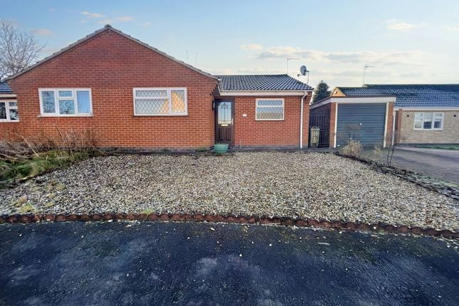 Thumbnail Bungalow for sale in Tiverton Close, Oadby