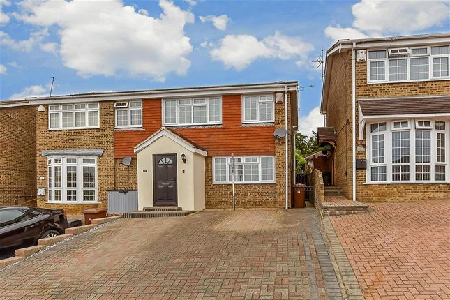 Thumbnail Semi-detached house for sale in Knights Road, Hoo, Rochester, Kent