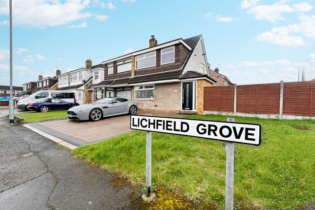 Thumbnail Semi-detached house for sale in Lichfield Grove, Ashton-In-Makerfield, Wigan
