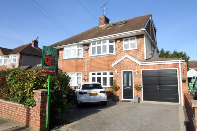 Thumbnail Semi-detached house for sale in Grosvenor Road, Staines-Upon-Thames