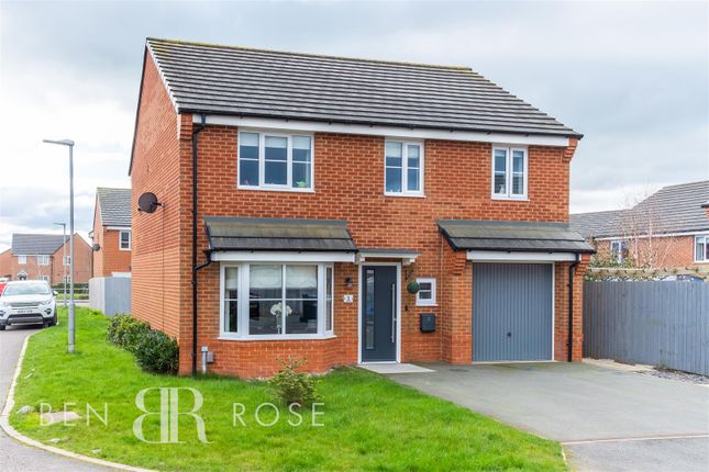 Thumbnail Detached house for sale in Llama Close, Leyland