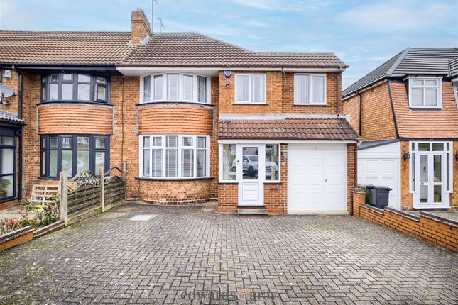 Thumbnail Semi-detached house for sale in Coniston Avenue, Solihull