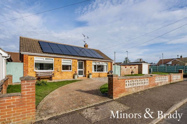 Thumbnail Detached bungalow for sale in Vine Close, Hemsby, Great Yarmouth