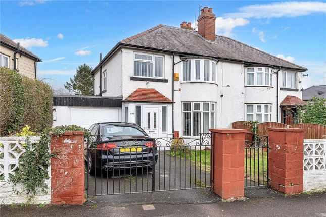 Thumbnail Semi-detached house for sale in Oakwood Lane, Gipton, Leeds