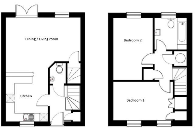End terrace house for sale in Farriers Way, Widegates, Looe, Devon
