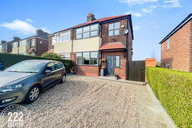 Thumbnail Semi-detached house for sale in Stockport Road, Thelwall, Warrington