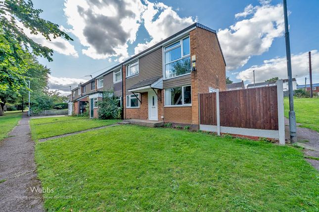 Thumbnail End terrace house for sale in Castle Close, Brownhills, Walsall