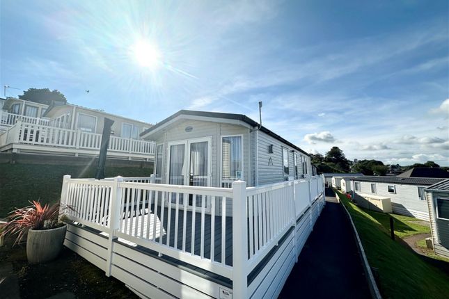 Thumbnail Lodge for sale in 211 Waterside Park, Three Beaches, Paignton, Devon