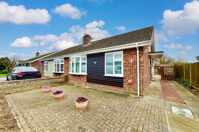 Thumbnail Semi-detached bungalow for sale in The Close, Hemsby, Great Yarmouth