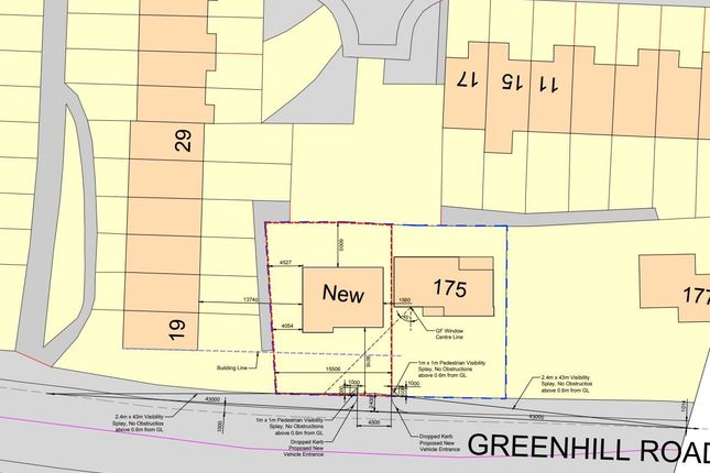 Land for sale in Greenhill Road, Coalville, Leicestershire.