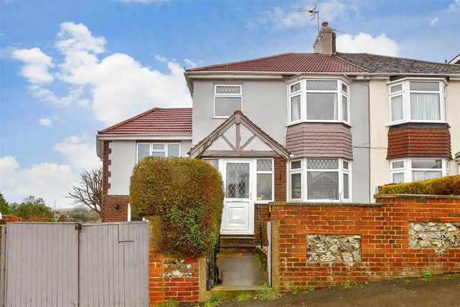Thumbnail Semi-detached house for sale in Ladies Mile Road, Brighton, East Sussex