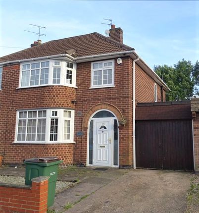 Thumbnail Semi-detached house to rent in Repton Road, Wigston, Leicester