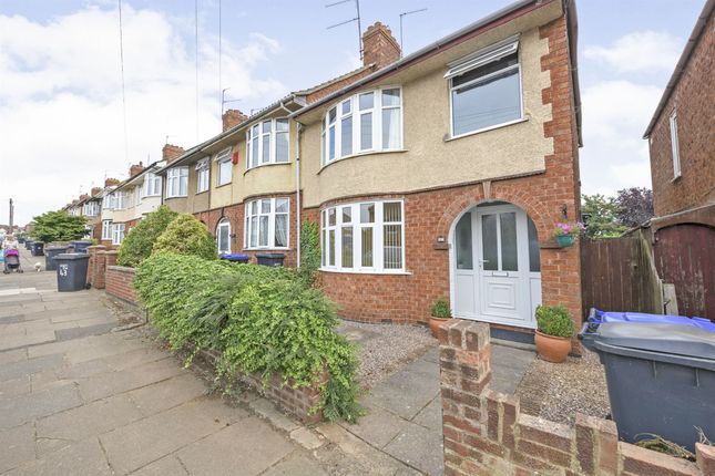 Thumbnail End terrace house for sale in Thornton Road, Northampton