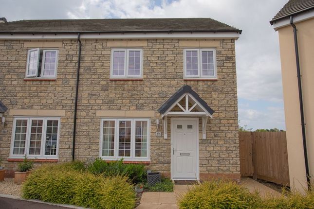 Thumbnail End terrace house for sale in Maple Road, Curry Rivel, Langport
