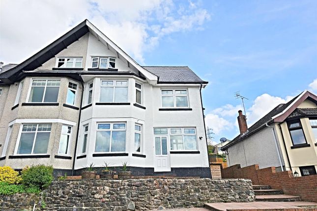 Semi-detached house for sale in Ty-Gwyn Road, Pontypridd