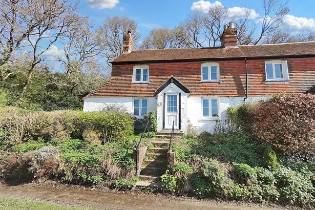 Thumbnail Semi-detached house for sale in Love Hill Cottages, Trotton, Petersfield, Hampshire