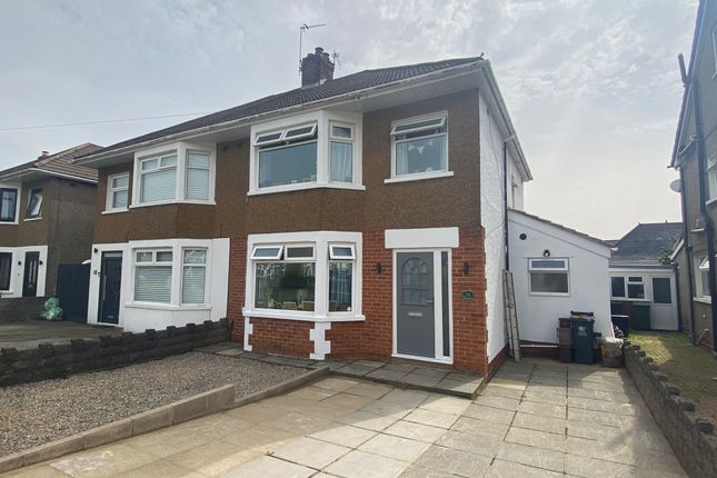Thumbnail Semi-detached house for sale in Heol Y Waun, Whitchurch, Cardiff