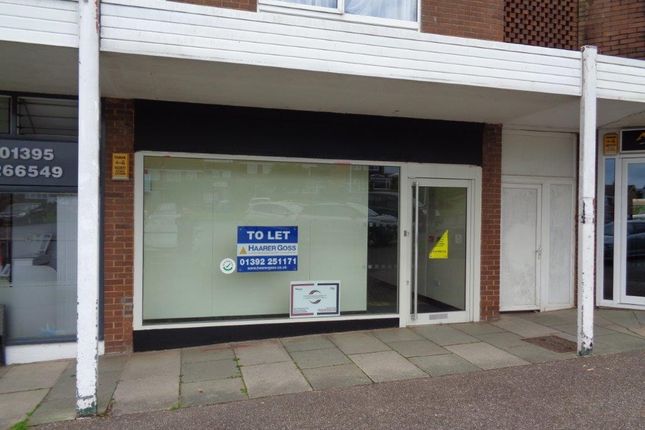Retail premises to let in Brixington Parade, Exmouth