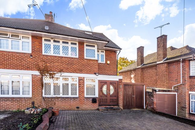 Thumbnail Semi-detached house to rent in Blackwell Gardens, Edgware, Greater London
