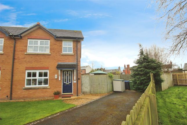 Semi-detached house for sale in The Paddocks, Thursby, Carlisle