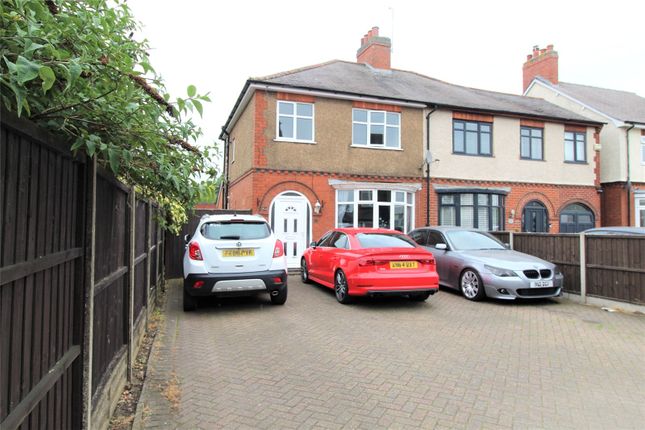 Semi-detached house for sale in Ashby Road, Ibstock, Leicestershire