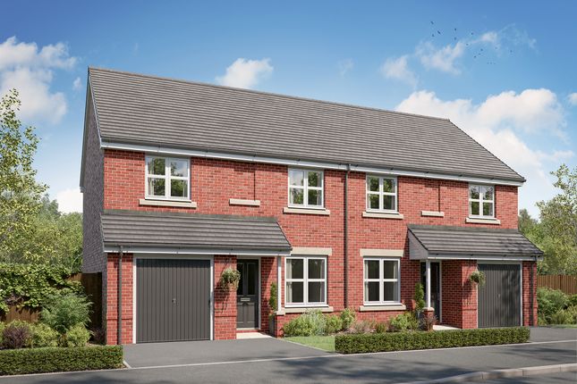 Thumbnail Semi-detached house for sale in "The Darwin" at Broomhill Lane, Mansfield