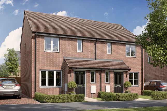 Thumbnail Semi-detached house for sale in "The Hanbury" at Baker Drive, Hethersett, Norwich