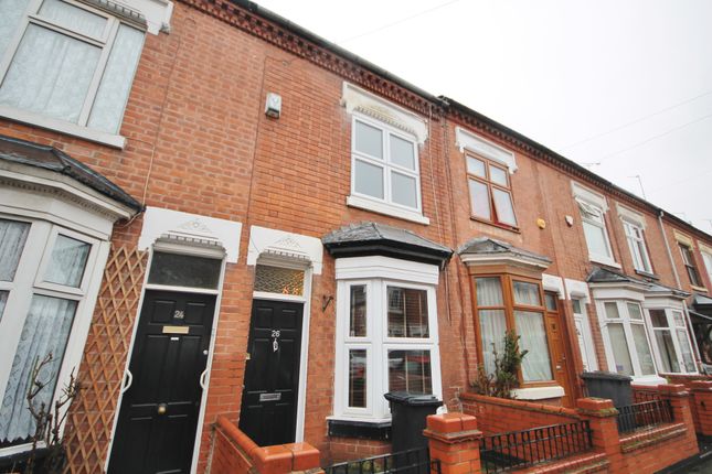 Thumbnail Terraced house to rent in Cranmer Street, Leicester