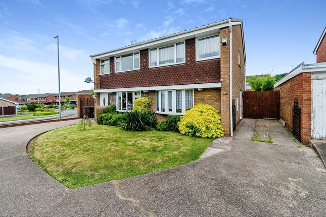 Thumbnail Semi-detached house for sale in Faversham Close, Bentley, Walsall