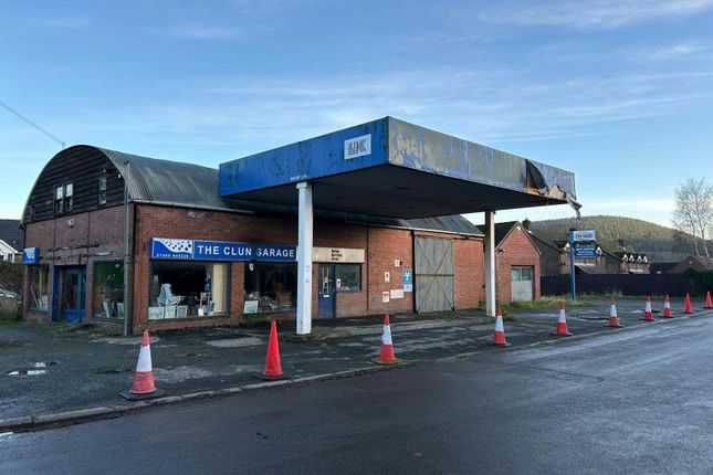 Thumbnail Commercial property for sale in Clun Garage, High Street, Clun, Craven Arms
