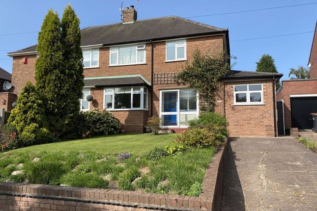 Thumbnail Semi-detached house for sale in Dartmouth Avenue, Newcastle-Under-Lyme