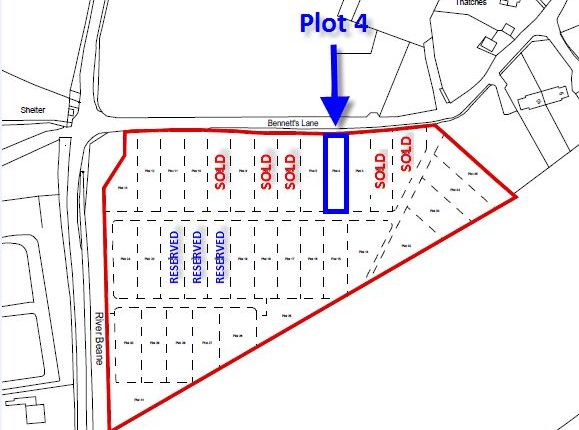Land for sale in Plot 4 Church Farm Meadow, Rushden, Buntingford, Hertfordshire
