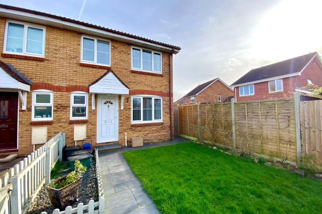 Semi-detached house for sale in Hawthorn Close, Cullompton
