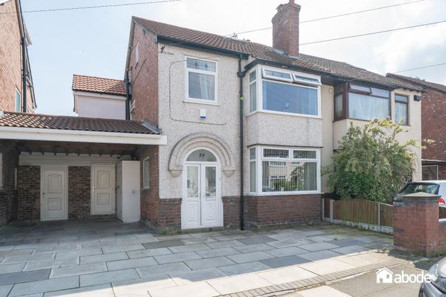 Thumbnail Semi-detached house for sale in Rothesay Drive, Crosby, Liverpool