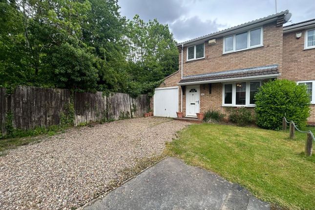 Thumbnail Semi-detached house for sale in Grosvenor Close, Glen Parva, Leicester