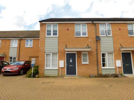 Thumbnail Terraced house to rent in Spiros Road, Cardea, Peterborough