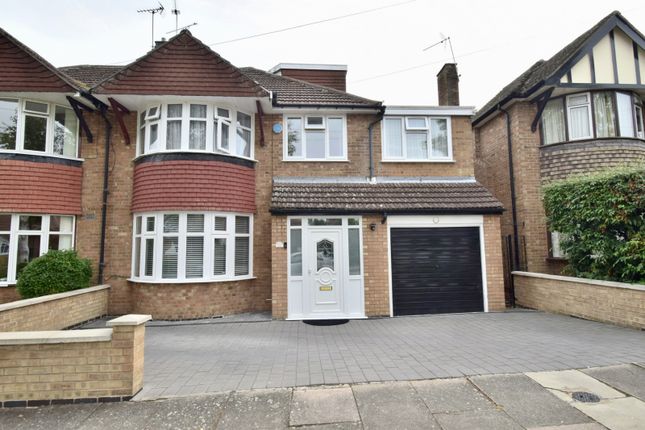 Thumbnail Semi-detached house for sale in Delaware Road, Evington, Leicester