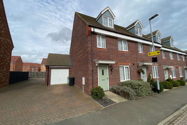 Thumbnail End terrace house to rent in Musselburgh Way, Bourne