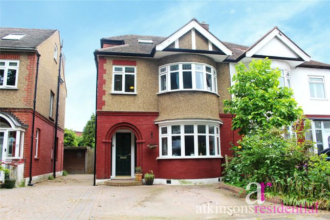 Thumbnail Semi-detached house for sale in Churchbury Close, Enfield, Middlesex