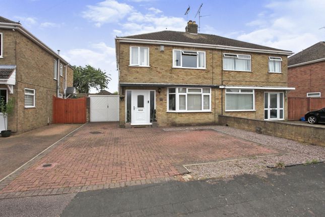 Thumbnail Semi-detached house for sale in Allan Avenue, Stanground, Peterborough