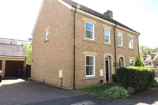 Semi-detached house to rent in Edison Way, Stotfold