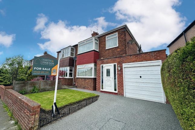 Thumbnail Semi-detached house for sale in Westbrooke Avenue, Brooke Estate, Hartlepool