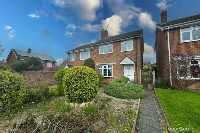 Thumbnail Semi-detached house for sale in Church Avenue, Swadlincote, Derbyshire