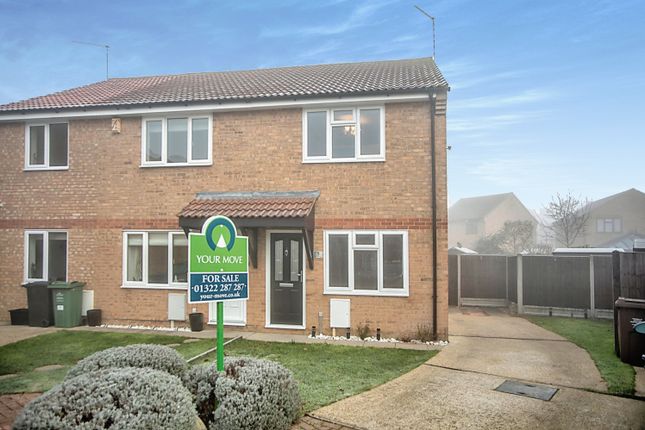 Thumbnail Semi-detached house for sale in Wheatley Close, Greenhithe, Kent