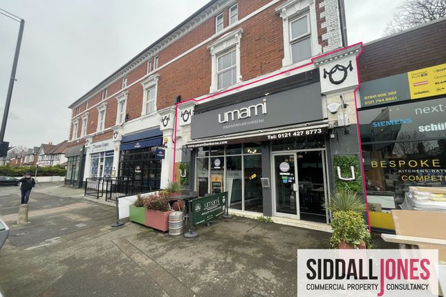 Thumbnail Leisure/hospitality for sale in Ground Floor, 25 Lordswood Road, Birmingham