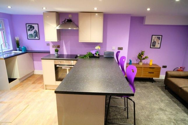 A Stylish, Open-Plan Living Area Featuring A Moder...