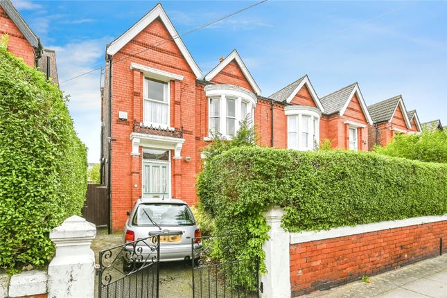 Semi-detached house for sale in York Avenue, Sefton Park, Liverpool